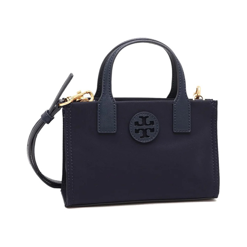 Tori Burch Ella Mini Tote Bag Tory Navy