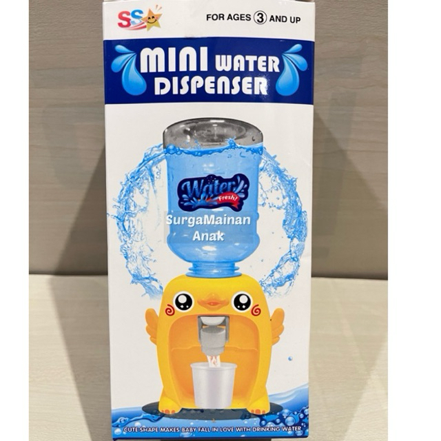 MAINAN ANAK MINI WATER DISPENSER BENTUK BEBEK SS 1560