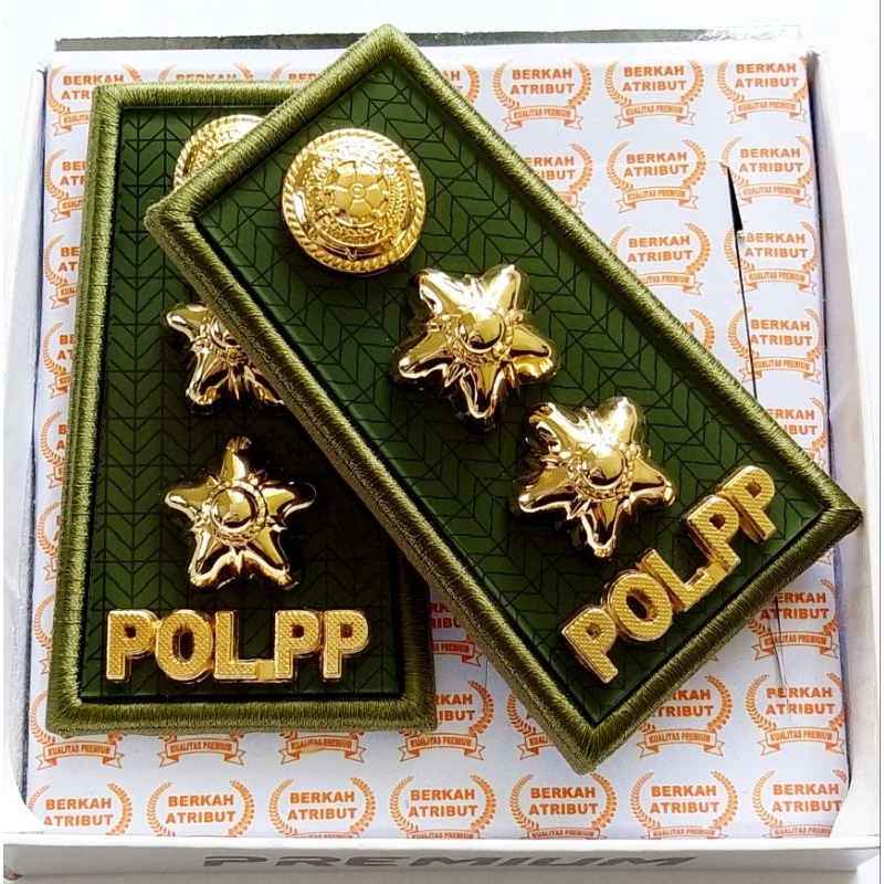 Pangkat Pdh Pol Pp 4A Kain Akrilik