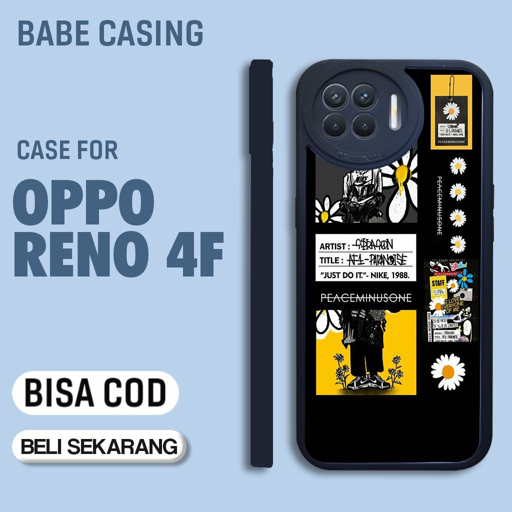 case hp oppo reno 4f terbaru aesthetic art streetwear estetik cute keren lucu casing hp cowok cewek 