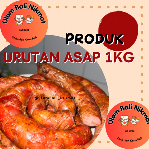 UlamBaliNikmat URUTAN BABI ASAP BALI 1kg oleh oleh khas bali