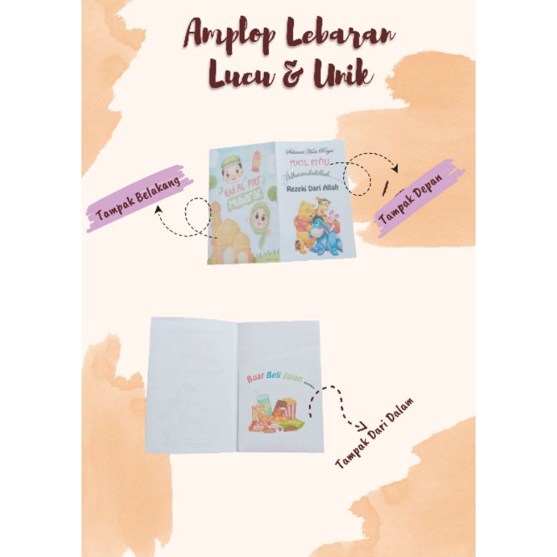 

Amplop Lebaran Unik dan Lucu Grosir Free Plastik