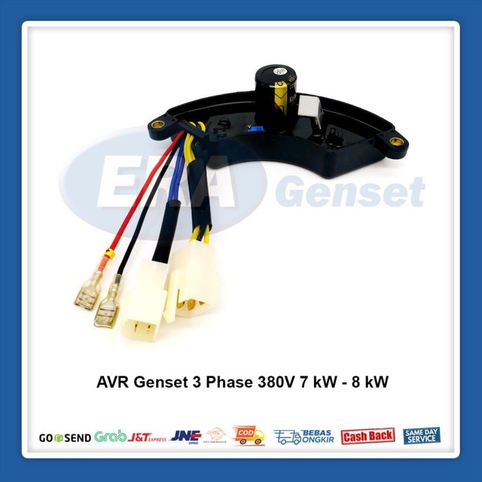 AVR Genset 3 Phase 380V Kapasitas 7 kW - 8 kW