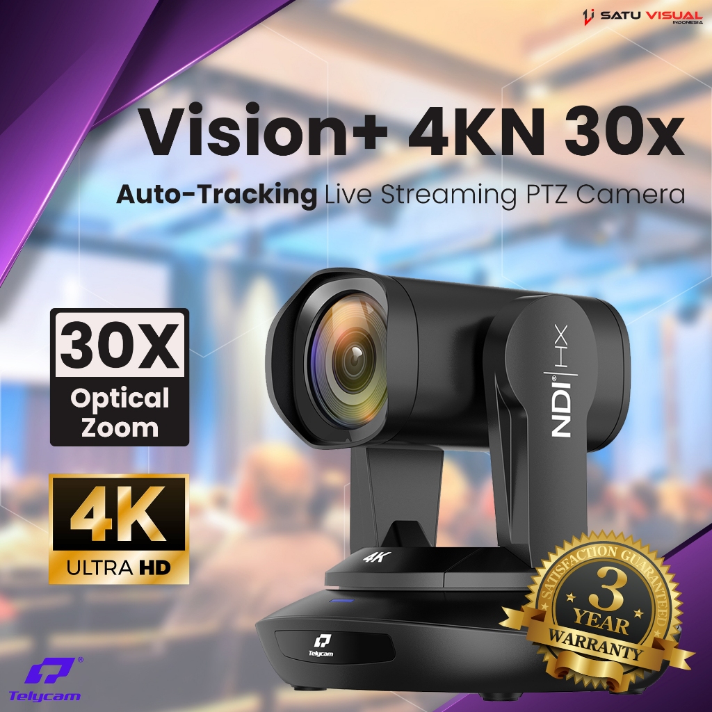 Vision+ 4KN 30x - NDI Live Streaming PTZ Camera