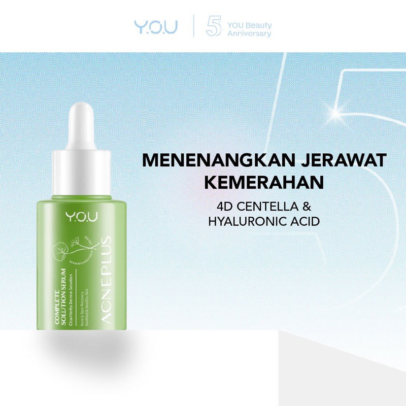YOU AcnePlus Complete Solution Serum / Acne Serum / Serum Jerawat You / You Acne Serum /Obat Jerawat