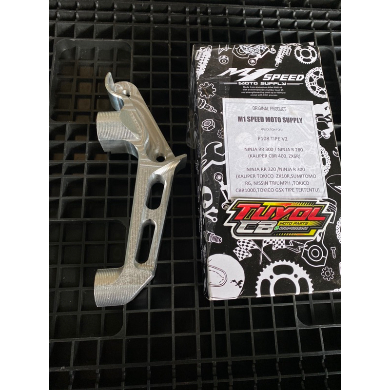 breket kaliper p100 Jupiter - f1zr -125z - nouvo z breket kaliper Jupiter disc 300mm M1 SPEED