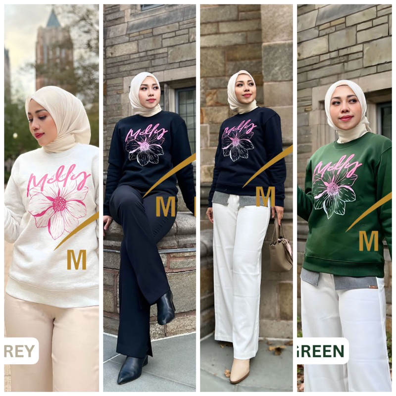 FLOWER MDLY SWEATER BY MDLY