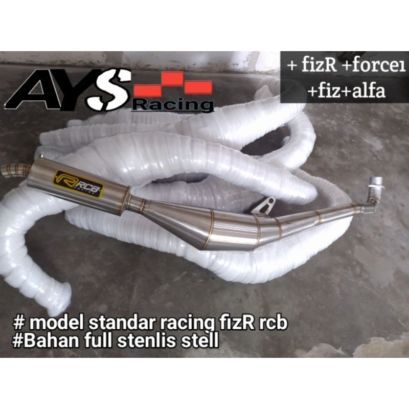 knalpot fizR fizR f1zr standar racing Rcb full stenlis