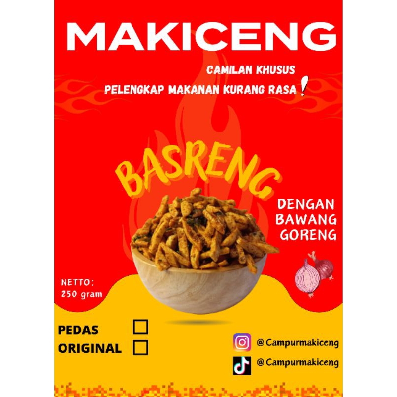 

BASRENG MAKICENG 500GRAM