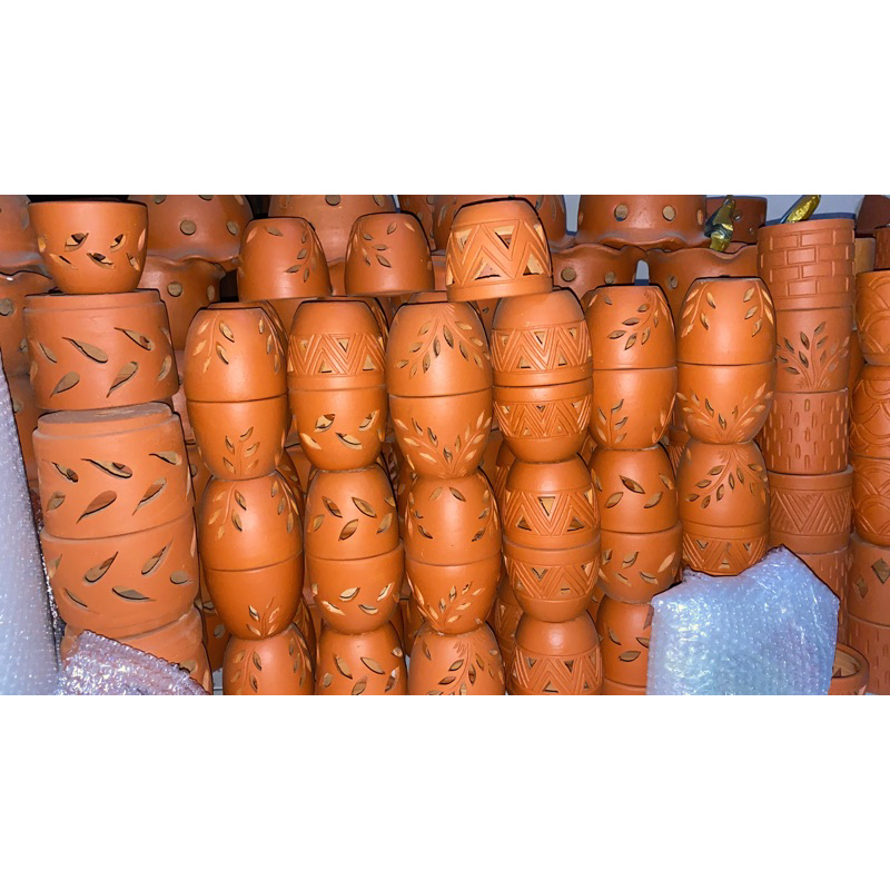 pot bolong diameter 11cm terakota keramik