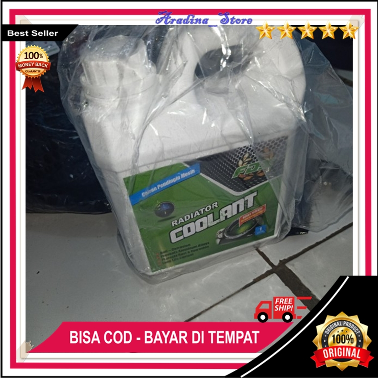 Air Radiator FDX Original Air Radiator Cairan Super Coolant FDX 1L 1 Liter Untuk Motor dan Mobil ORI