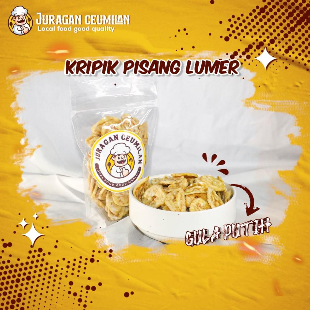 

Keripik Pisang Gula Putih