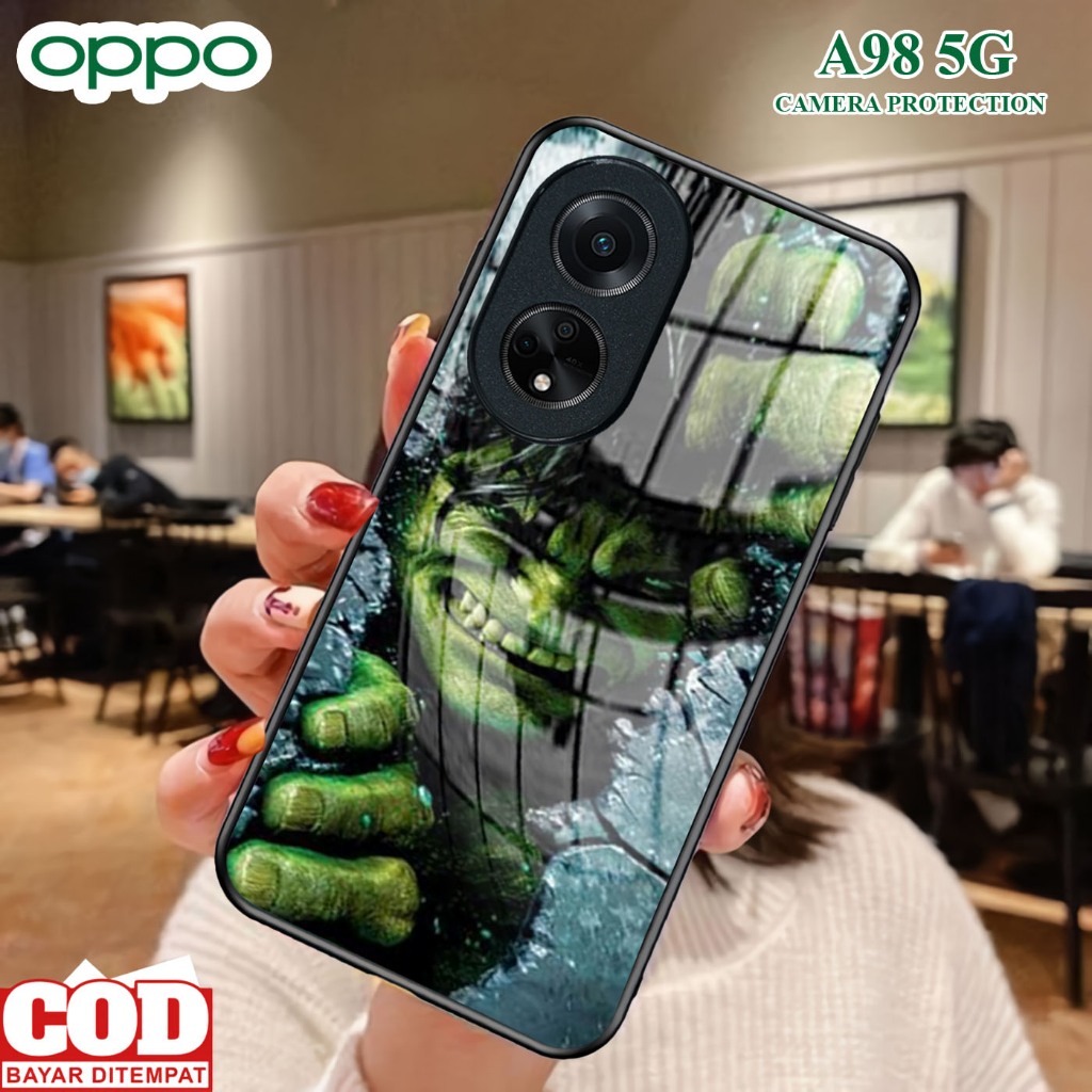 Softcase Glass Kaca OPPO A98 [ A97].