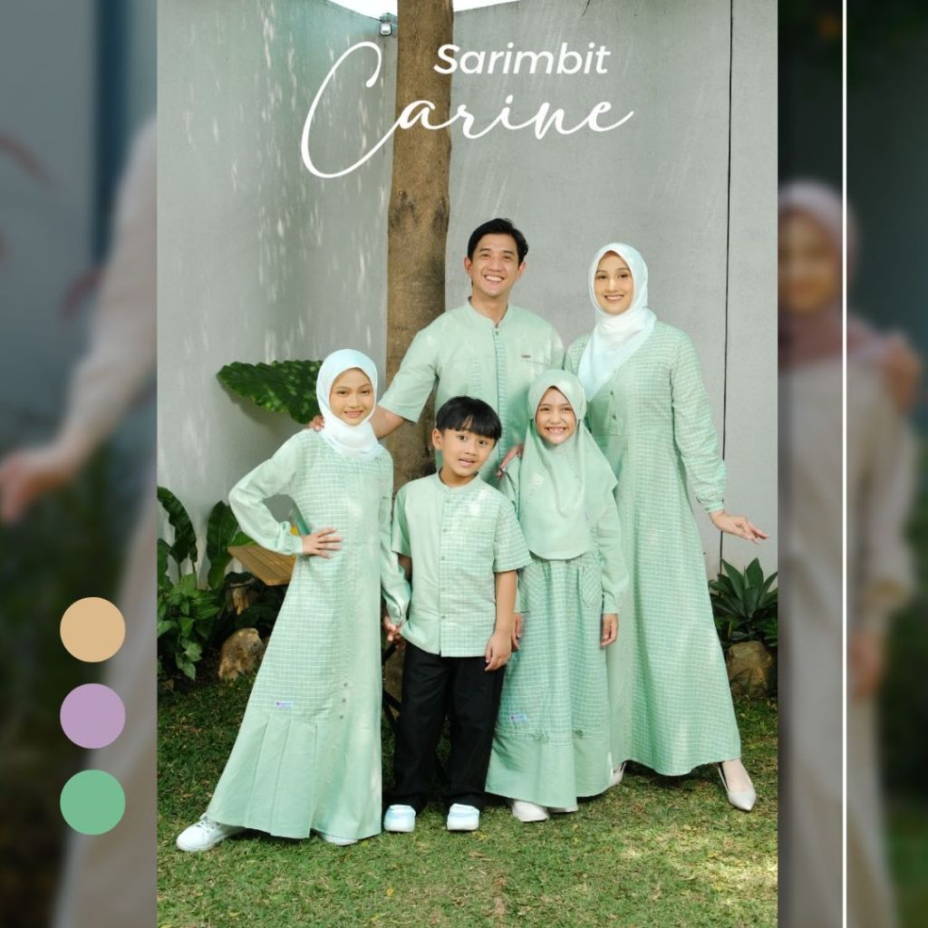 [SARIMBIT RAUNA] BAJU SARIMBIT KELUARGA RAUNA ORI TERBARU // CARINE // BAJU LEBARAN // BAJU KONDANGA