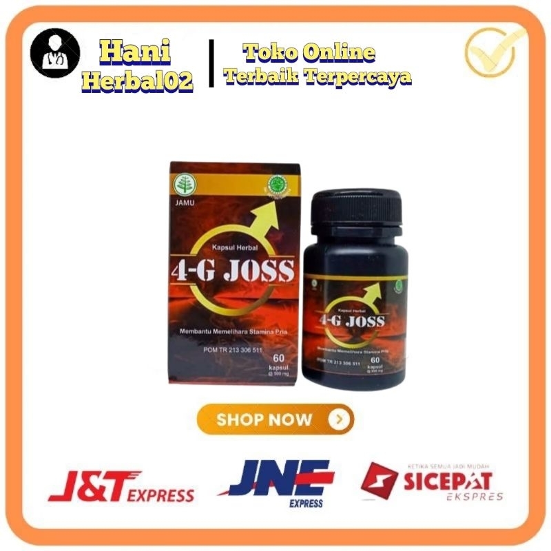 4 G JOSS ORIGINAL 60 KAPSUL HERBAL KUAT PRIA