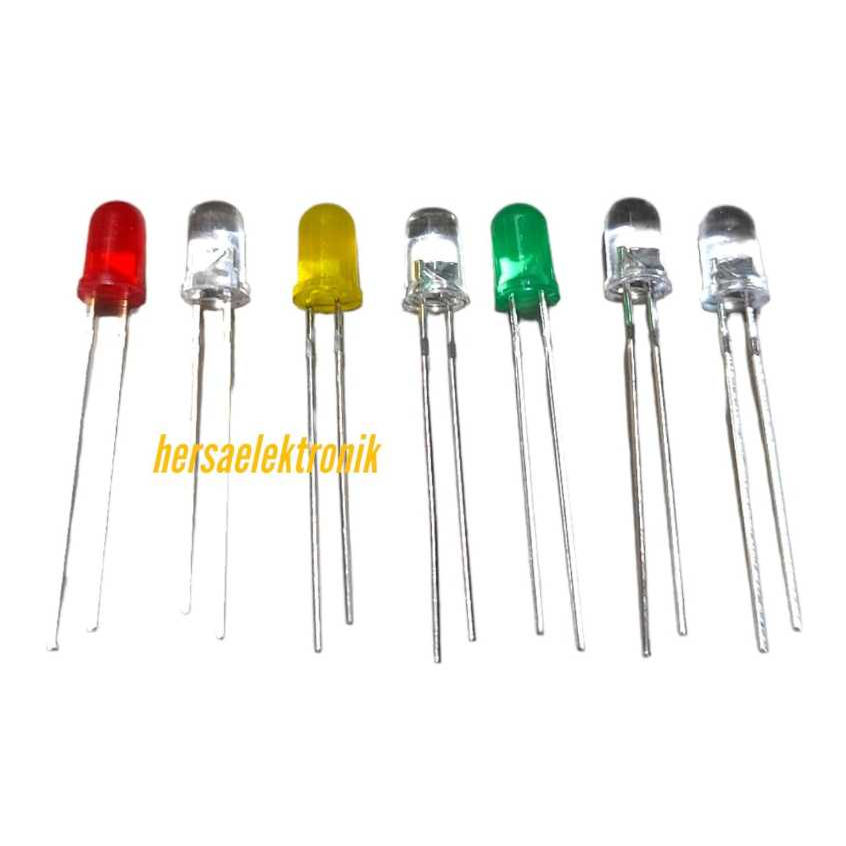 led 5 mm lampu led 5mm komponen