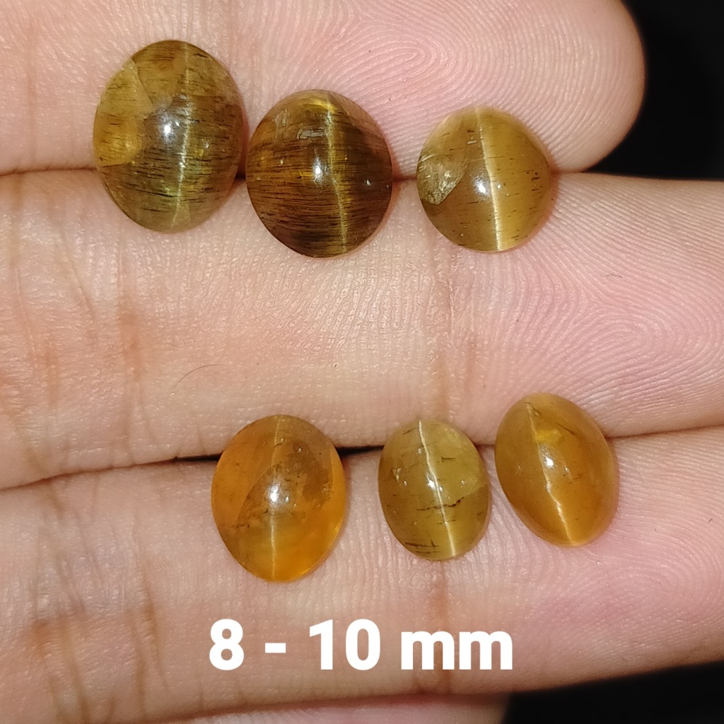 BATU CAT EYE KUNING CHRYSOBERYL ASLI NATURAL cek batu lainnya yaman api wulung opal bacan permata ka