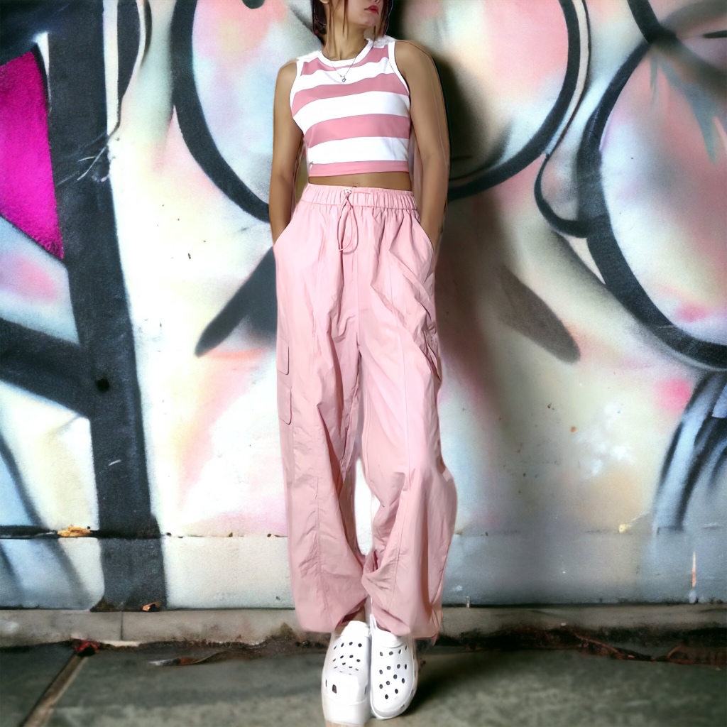 Celana Cargo Wanita, Celana Cargo, Cargo Wanita, Celana Panjang Cargo Wanita, Vcollezione.