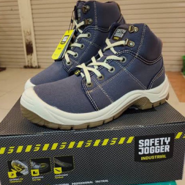 Sepatu Safety SHOES JOGGER DESSERT NAVY Original / SEPATU SAFETY PROYEK / SAFETY SHOES Sepatu Safety