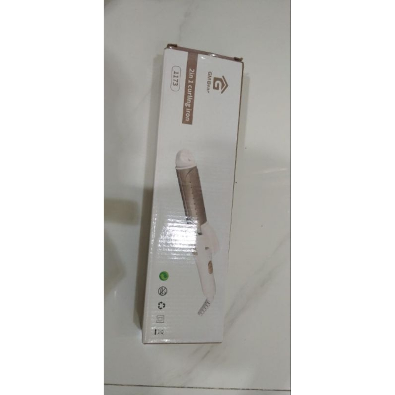 Catokan curly, lurus, babylist 2 in 1