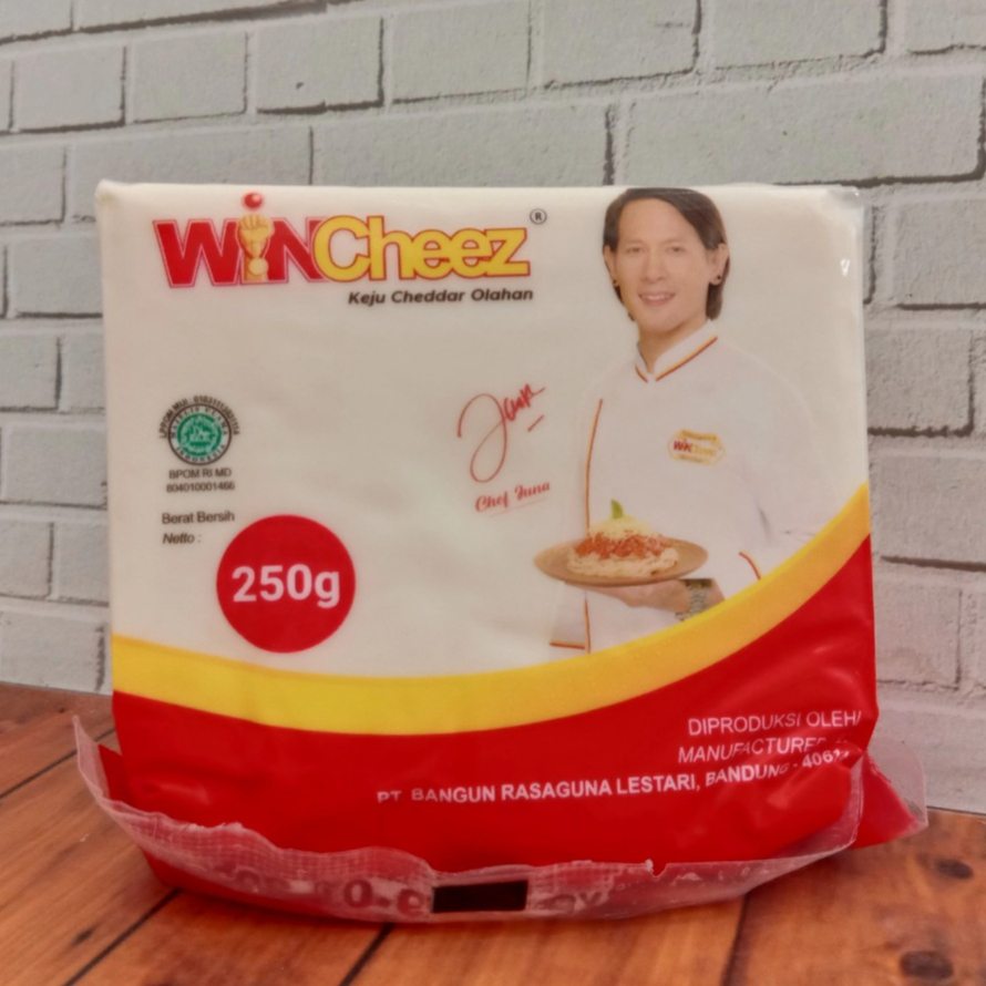 

WinCheez Keju Cheddar 250 GR / Keju Cedar / Keju Parut