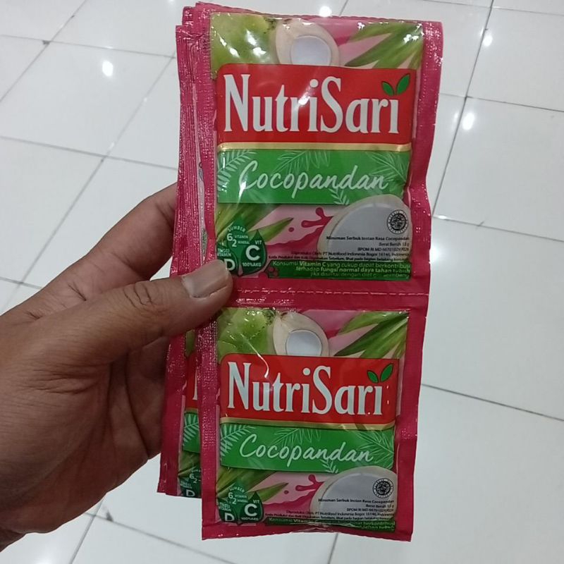 

Mahbubah - NutriSari 14 g @ 10 pcs Rasa Cocopandan Sachet