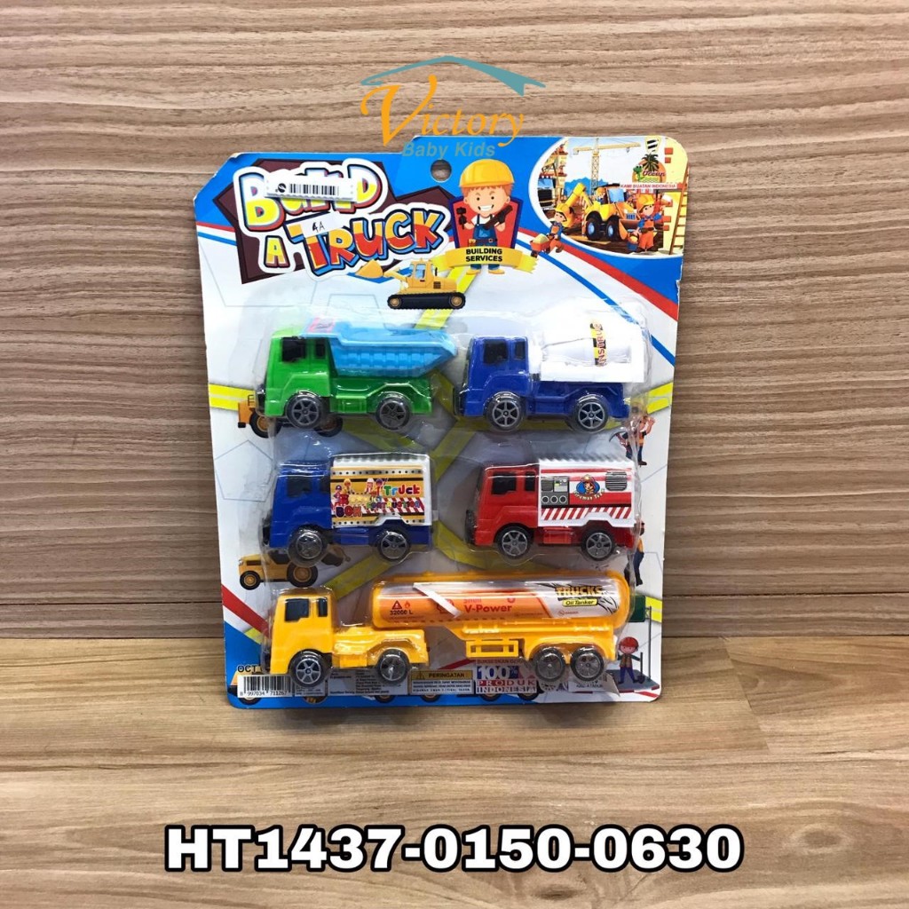 Mainan Build A Truck Isi 5pcs - Mainan Anak HT1437