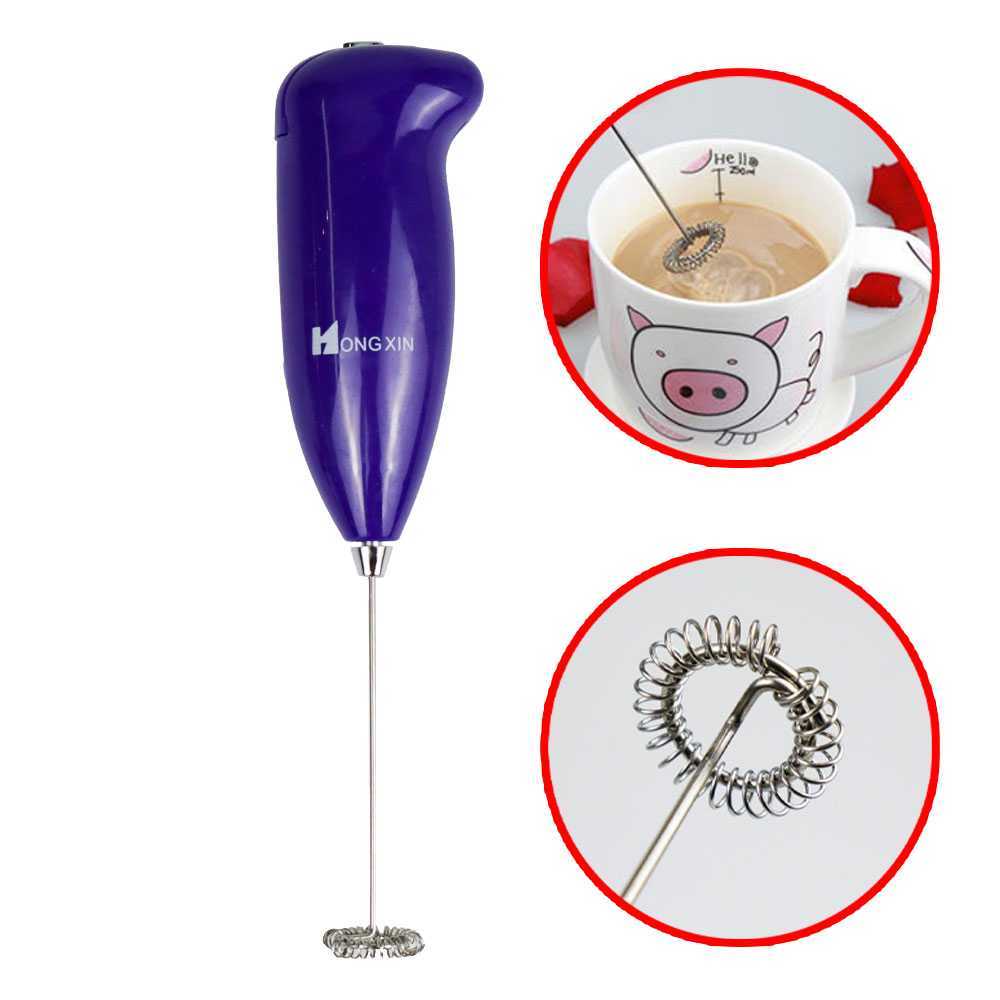 Mixer Mini Pembuah Kopi Susu Milk Frother Battery Power