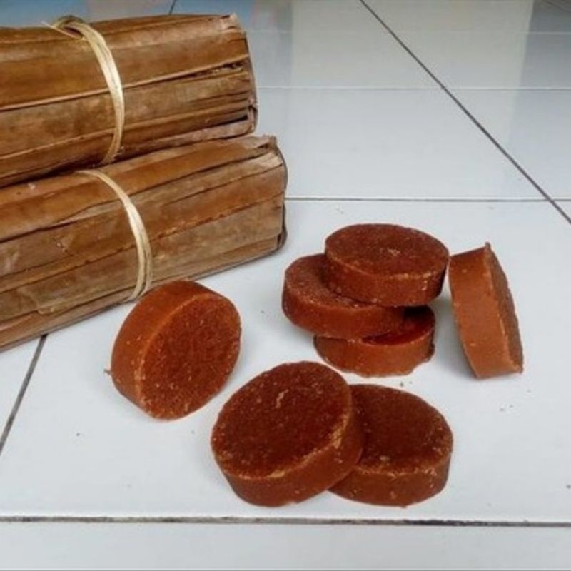 

Gula Aren Asli Tanpa Campuran 1kg / Gula Merah / Gula Kawung Khas Ciamis Bungkus Daun