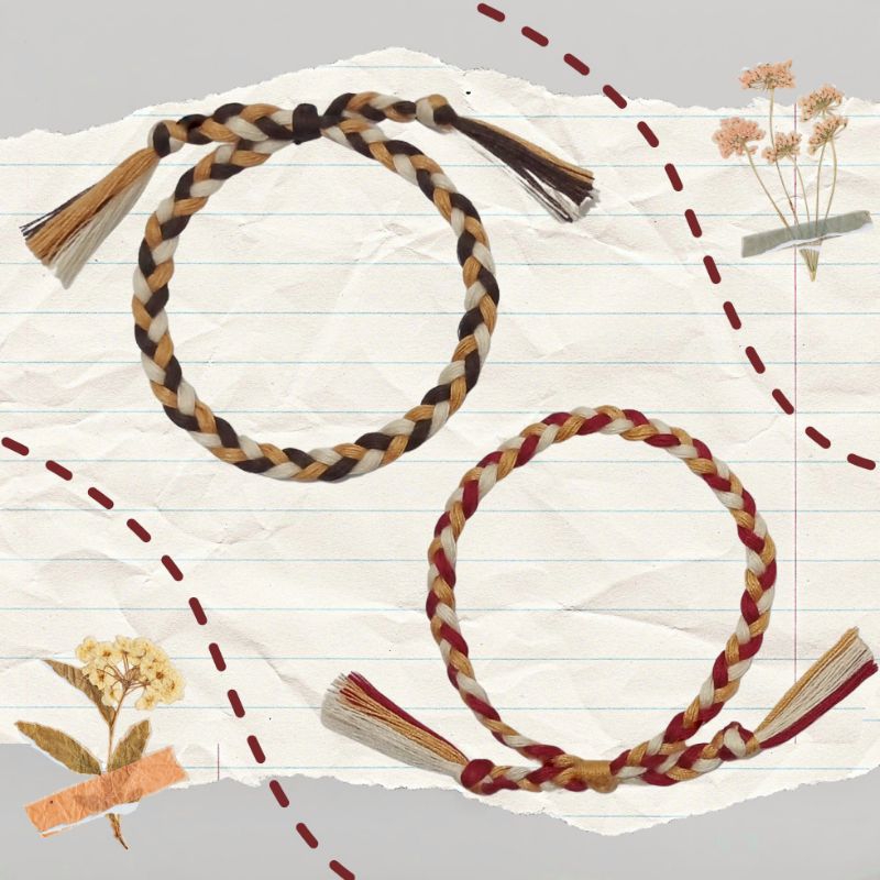 Gelang tali kepang handmade