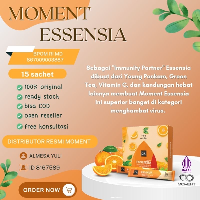ESSENSIA MOMENT ORIGINAL - VITAMIN COVID - BOOSTER IMUNITAS