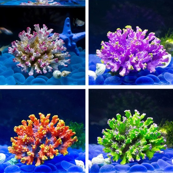 karang laut mekar artificial, karang laut tiruan, karang laut bunga mekar, karang laut fake, karang 