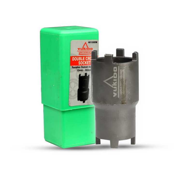 Kunci Mahkota Double Crown Socket Kunci Mata Sok Pembuka Mahkota Mur Kopling