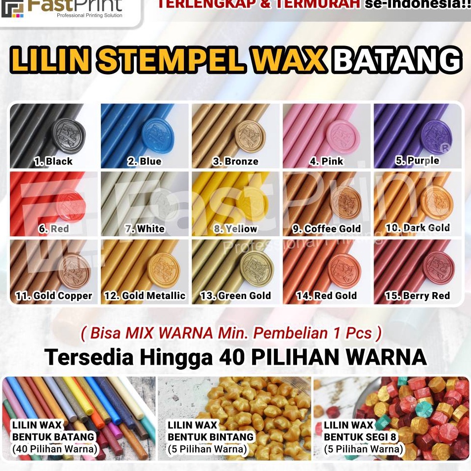 

➧➣✩✸ Stempel Lilin Seal Wax Segel Stempel Sealing Stamp Batang