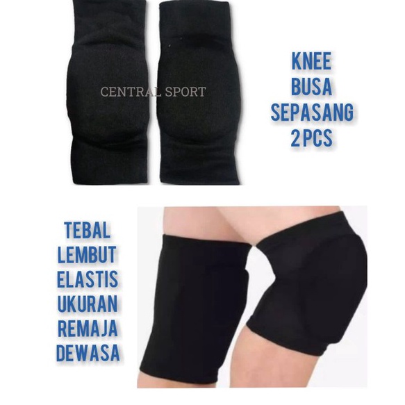 ✤Paling Murah✤ KNEE PAD BUSA PELINDUNG LUTUT FUTSAL VOLY BOLA KIPER  SKYBOARD PENGAMAN PERLENGKAPAN 