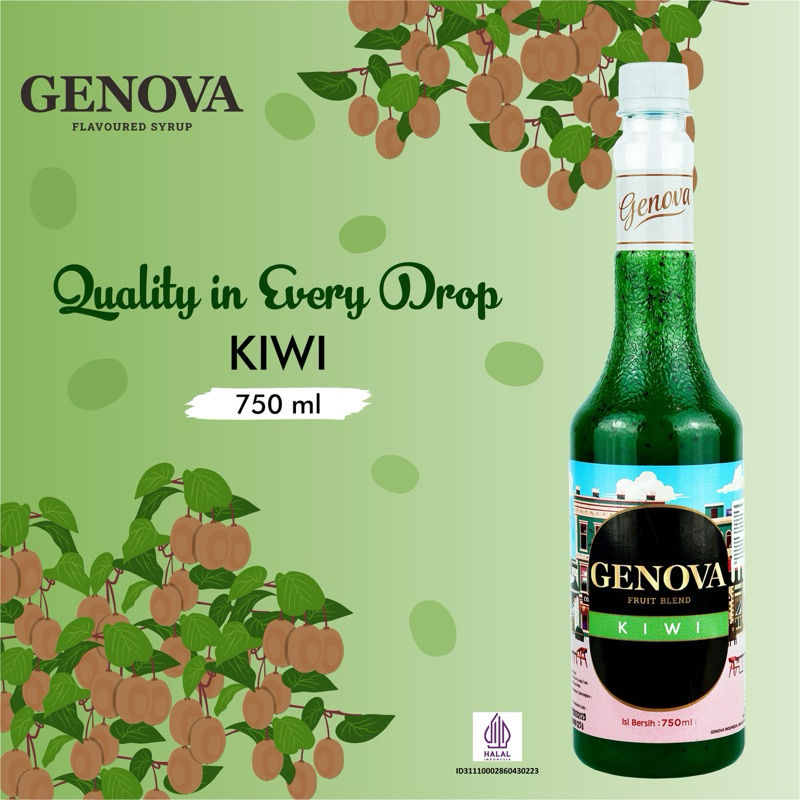 

GENOVA Fruit Blend Puree Kiwi - 750ml