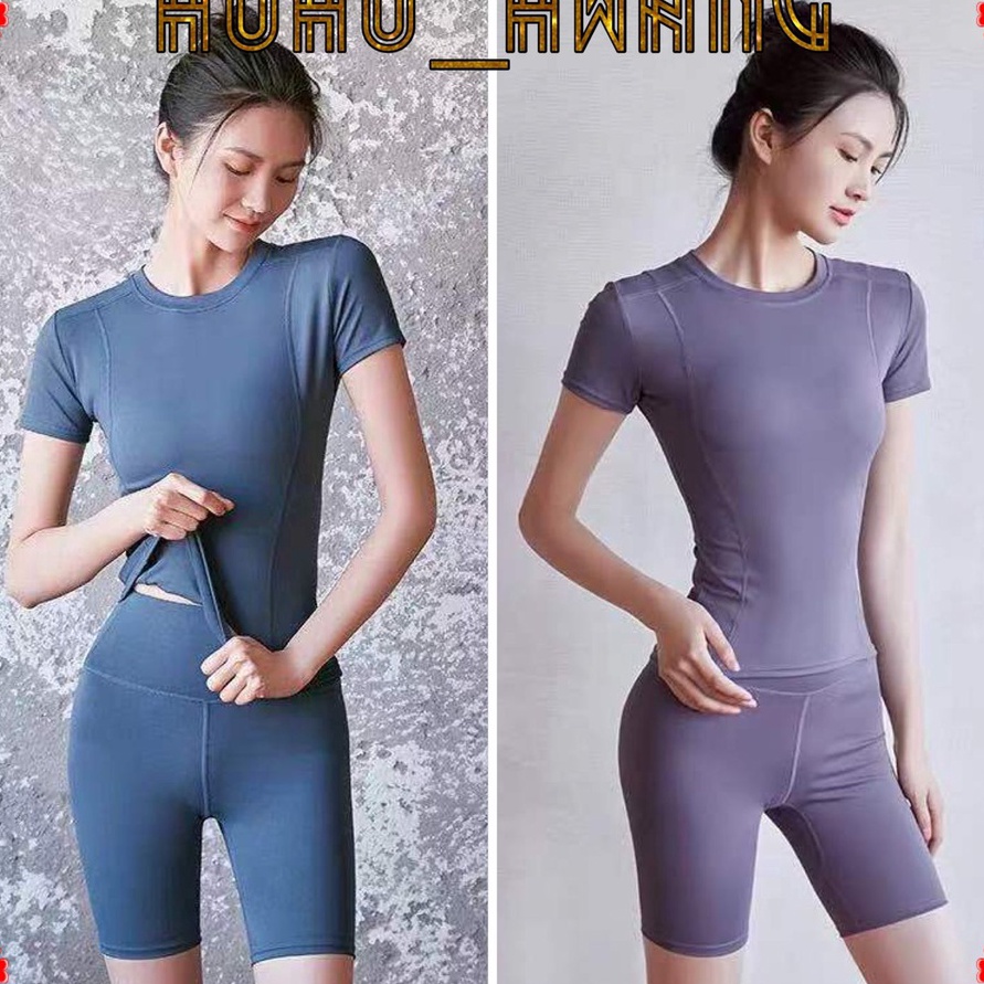 ❁Paling Laris❁ HOHO_HWANG (S-3) baju SET olahraga setelan senam running dan yoga