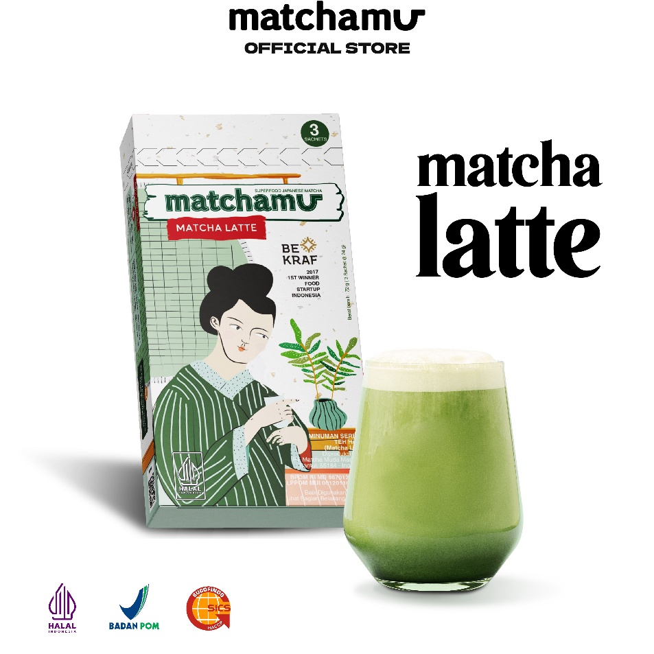 

Matchamu Matcha Latte Box of 3