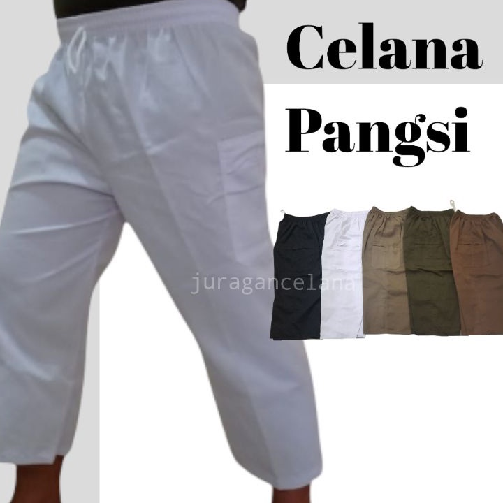 Terjamin Celana pangsi pria dewasa polos jumbo big size / celana sirwal cingkrang pria.