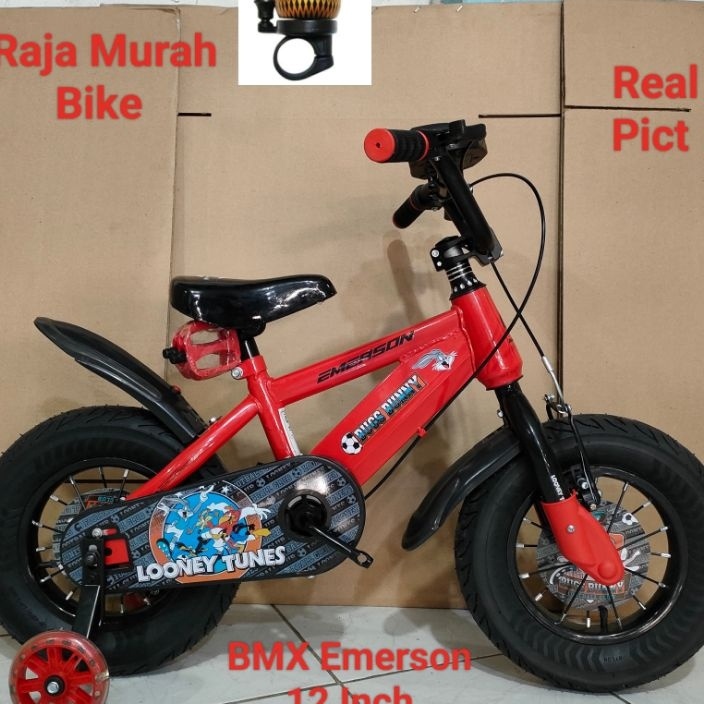 ✷New✷ Sepeda Anak Bmx Emerson 12 Inch Ban Jumbo Sepeda Anak Laki Laki BMX 12 Inch Emerson