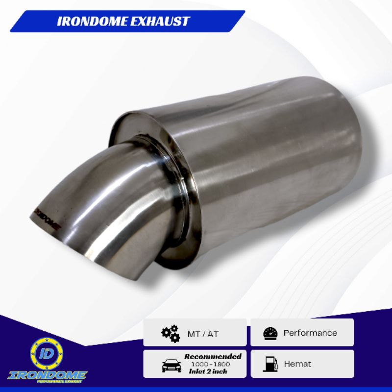 Irondome Knalpot Mobil Suara Bass Kering Gahar