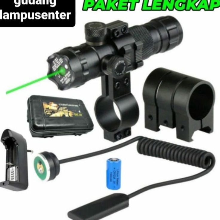 ✱Hot✱ LASER SENAPAN NYALA HIJAU/MERAH(ORIGINAL)GARANSI KERUSAKAN SCOPE SIANG MALAM  FULLSET