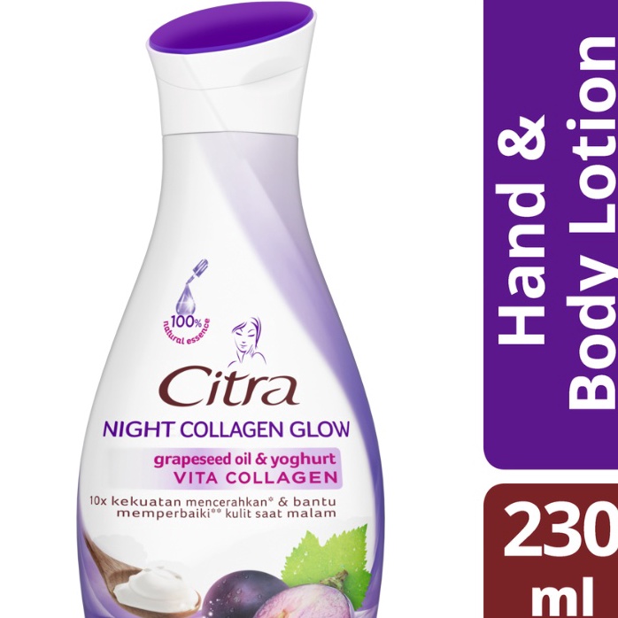 Citra Night Collagen Glow Hand & Body Lotion 210ml