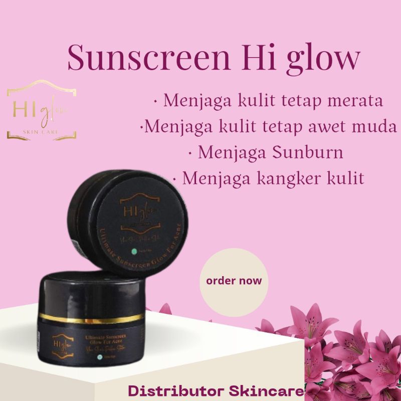 Day Cream Hi Glow Skincaee - Krin Pagi / Siang Hi Glow - Suncreen SPF 30