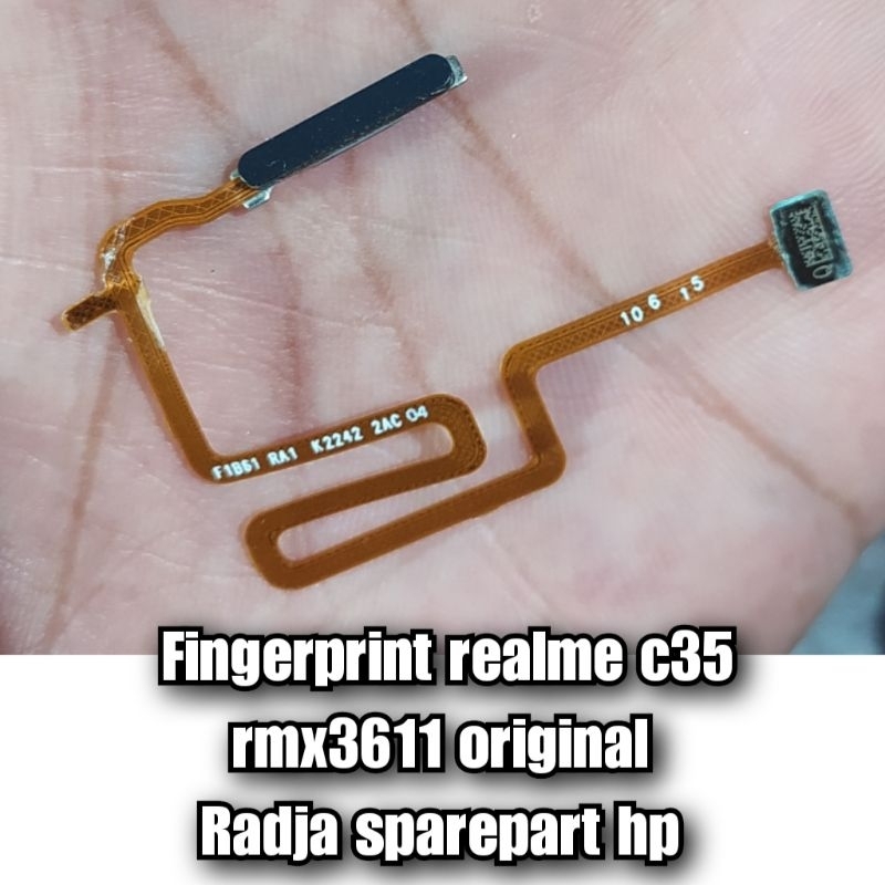 fingerprint Realme c35 / sidik jari Realme c35 original