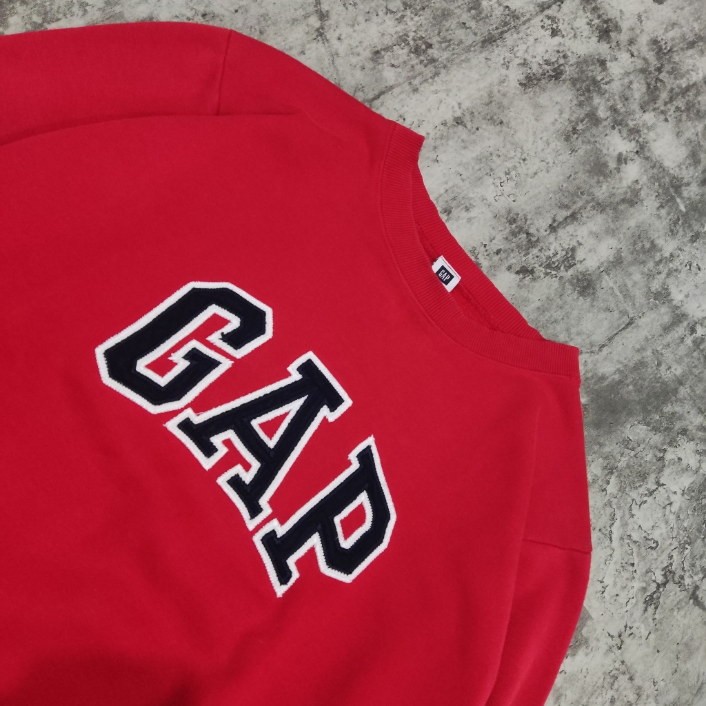 CREWNECK By GAP BORDIR SECOND BLU256