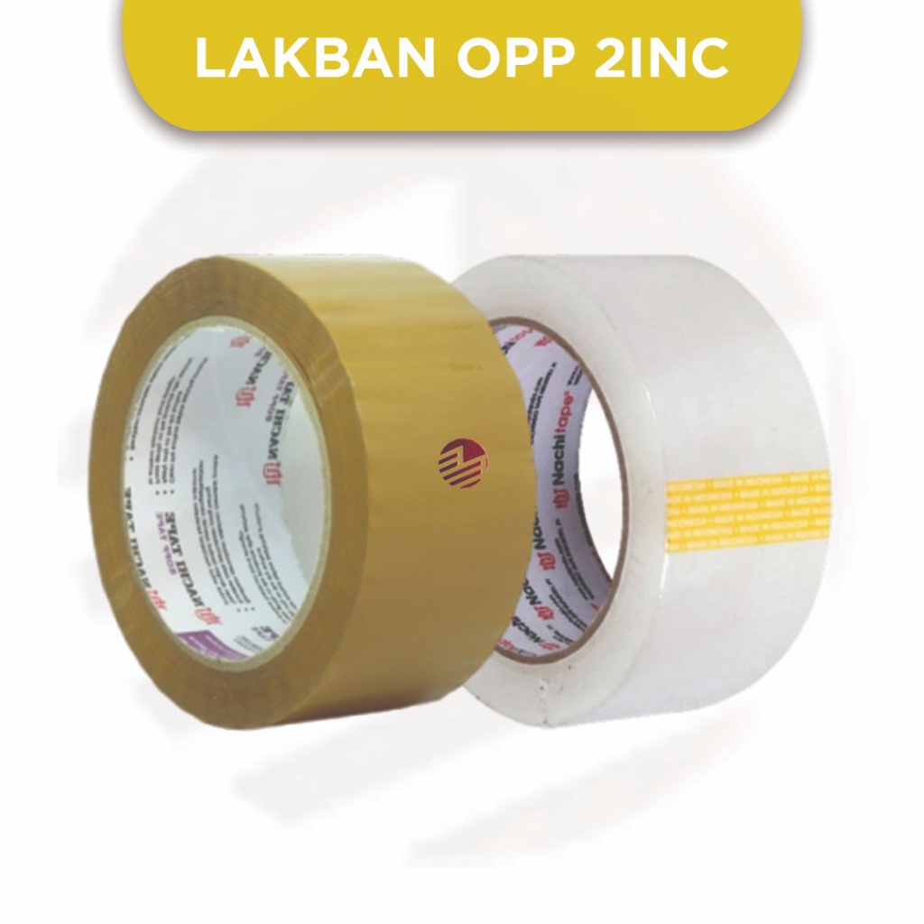 

Lakban Solasi OPP Coklat & Bening 2Inc 80Yard - NACHI TAPE