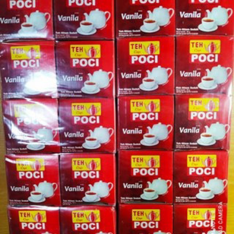 

TEH CAP POCI VANILA 50GR ISI 10PCS