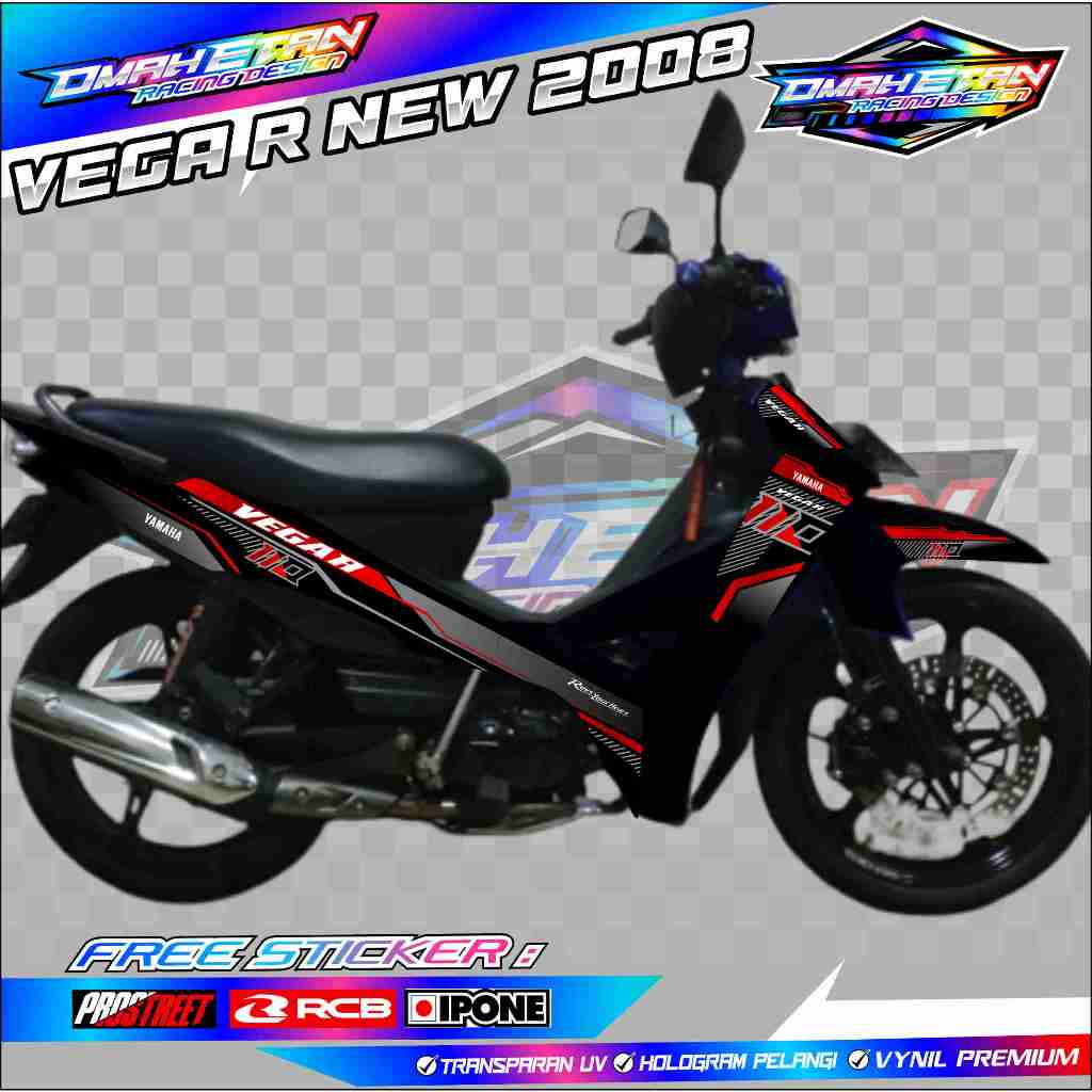 STRIPING VARIASI YAMAHA VEGA R NEW / STICKER LIST VARIASI MOTOR VEGA R NEW