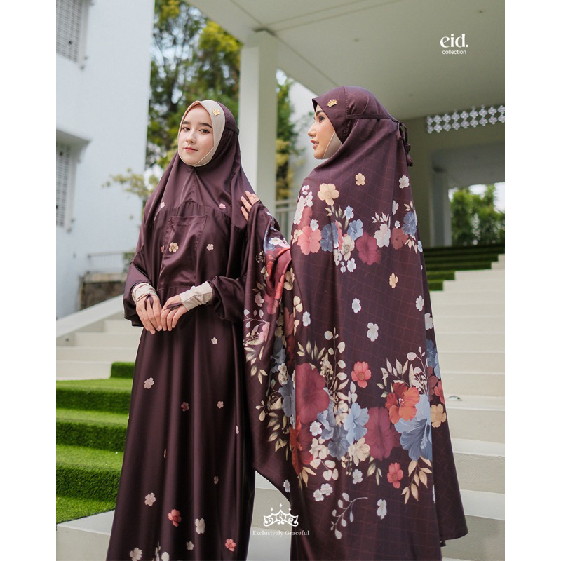 READY STOCK ❗️TELENGKUNG HABIBAH BY KAZAMI STORE ❗️ MUKENA TERUSAN MUKENA KAZAMI MUKENA MUSLIMAH